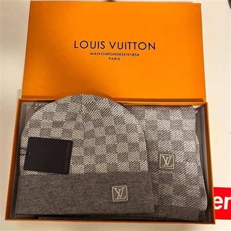 louis vuitton leather gloves|louis vuitton beanie and scarf.